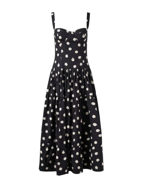Everyday Dress with Anti - allergenic Material for Sensitive Skin Santiago Black and White Dot Print Dress Everyday Dress with Anti - allergenic Material for Sensitive Skin Santiago Black and White Dot Print Dress