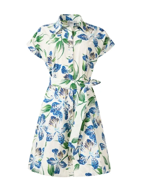  Chantal Ivory Floral Print Dress