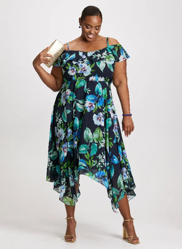 Midi dresses with mesh inserts for a trendy and breathable option Floral Chiffon Dress Midi dresses with mesh inserts for a trendy and breathable option Floral Chiffon Dress
