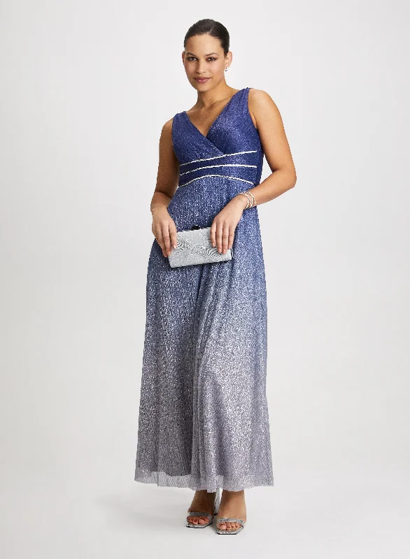 Midi dresses with ruched bodices for a feminine and fitted feel Gradient Shimmering Dress Midi dresses with ruched bodices for a feminine and fitted feel Gradient Shimmering Dress