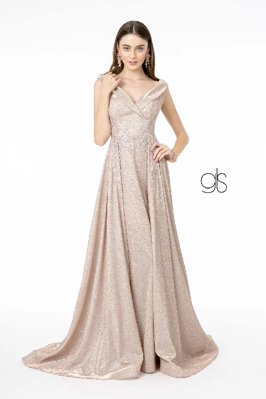 Maternity dress for a New Year's Eve celebration Embroidered A-Line Long Prom Dress
