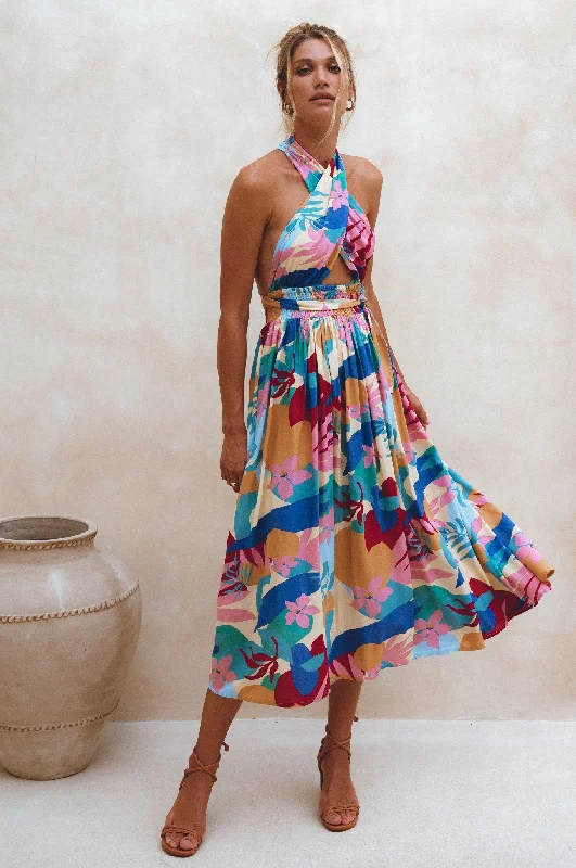 Midi dresses with gathered skirts for a full and flowing silhouette Glowing Hera Infinity Dress Midi dresses with gathered skirts for a full and flowing silhouette Glowing Hera Infinity Dress