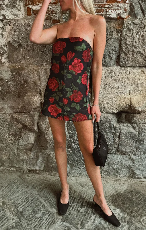 Mini dresses with polka dot patterns Taylor Tube Mini Dress ~ Send Me Roses