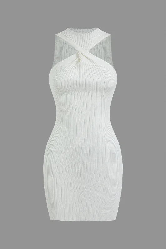 Mini dresses with belted waists for a defined silhouette Twist Sleeveless Tank Mini Dress Mini dresses with belted waists for a defined silhouette Twist Sleeveless Tank Mini Dress