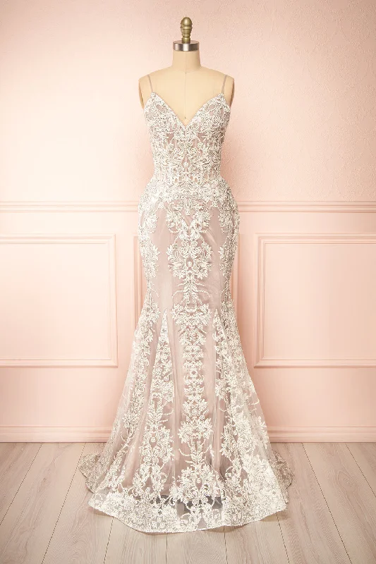 Midi dresses with fringe details for a fun and energetic style Evanthe | Crystals Mermaid Wedding Dress Midi dresses with fringe details for a fun and energetic style Evanthe | Crystals Mermaid Wedding Dress