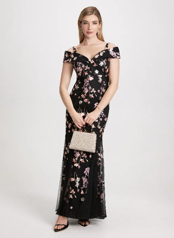Midi dresses with pleated bodices for a classic and tailored look Long Floral Mesh Mermaid Dress Midi dresses with pleated bodices for a classic and tailored look Long Floral Mesh Mermaid Dress