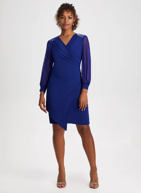 Midi dresses with tiered skirts for a bohemian festival look Shoulder Embellished Wrap Style Dress Midi dresses with tiered skirts for a bohemian festival look Shoulder Embellished Wrap Style Dress