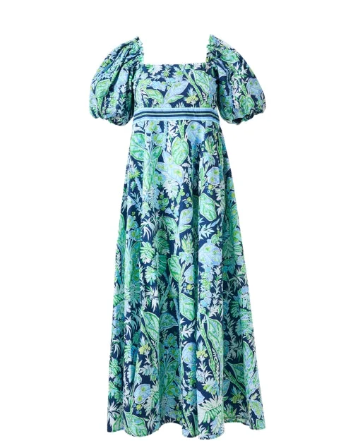 Everyday Dress with Anti - allergenic Material for Sensitive Skin Promenade Navy Floral Print Dress Everyday Dress with Anti - allergenic Material for Sensitive Skin Promenade Navy Floral Print Dress