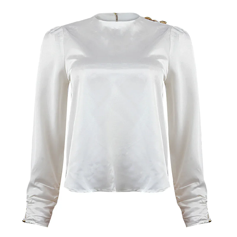 Women's Tight Trousers with Rhinestone Embellishments in Silver for a Sparkly LookCasual Blouses Women's Tight Trousers with Rhinestone Embellishments in Silver for a Sparkly LookCasual Blouses