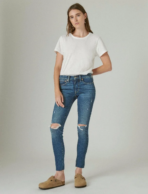 Plus Size Women's Stretch Cotton Tight Trousers in Navy for Comfortable Everyday WearLucky Brand Women's Mid Rise Ava Skinny Jean Plus Size Women's Stretch Cotton Tight Trousers in Navy for Comfortable Everyday WearLucky Brand Women's Mid Rise Ava Skinny Jean