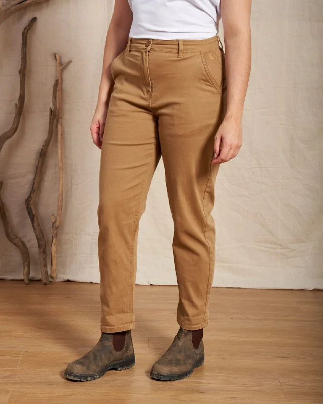 Women's Tight Trousers with Mesh Panels in Black for a Sexy and Modern AppearanceMara - Womens Tapered Chino Trousers - Brown Women's Tight Trousers with Mesh Panels in Black for a Sexy and Modern AppearanceMara - Womens Tapered Chino Trousers - Brown
