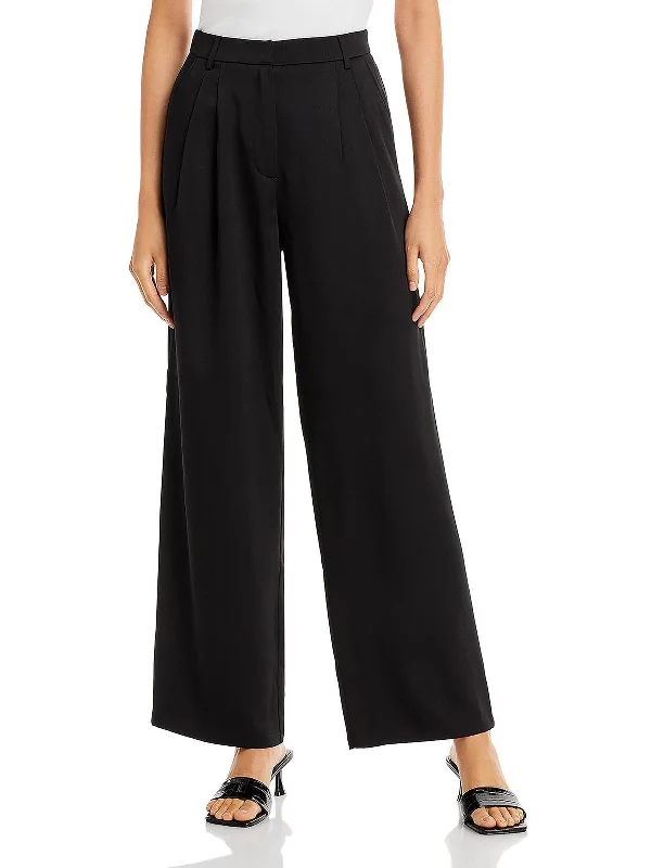 Plus Size Women's Embroidered Tight Trousers in White for a Feminine and Elegant StyleTammy Womens Wide Leg Double Pleat High-Waist Pants Plus Size Women's Embroidered Tight Trousers in White for a Feminine and Elegant StyleTammy Womens Wide Leg Double Pleat High-Waist Pants