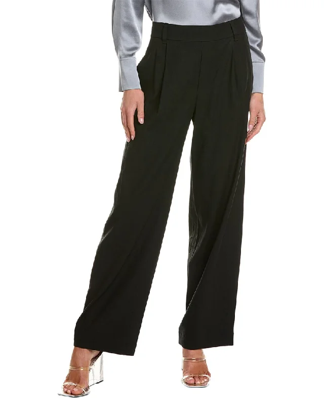 Women's Tight Trousers with Rhinestone Embellishments in Silver for a Sparkly LookVince Straight Leg Pull-On Linen-Blend Pant Women's Tight Trousers with Rhinestone Embellishments in Silver for a Sparkly LookVince Straight Leg Pull-On Linen-Blend Pant