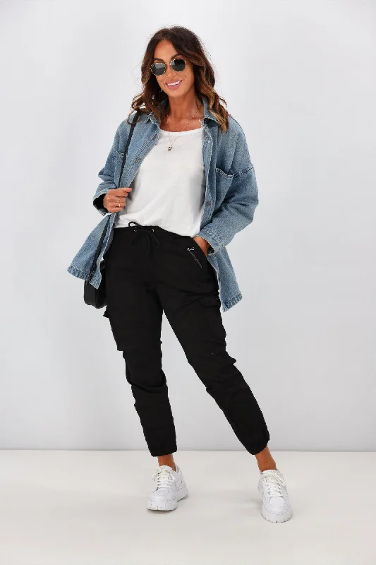 Plus Size Women's Plaid Tight Trousers in Multicolor for a Stylish and Classic LookWakee Denim Stevie Cargo Jean Black Plus Size Women's Plaid Tight Trousers in Multicolor for a Stylish and Classic LookWakee Denim Stevie Cargo Jean Black