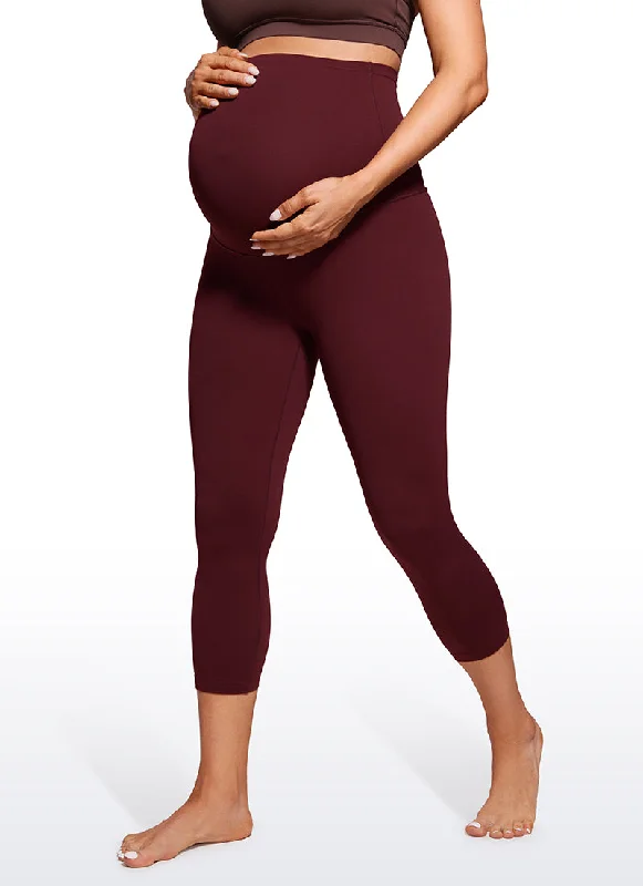 Plus Size Women's Embroidered Tight Trousers in White for a Feminine and Elegant StyleButterluxe Maternity Leggings 21" - Super High Waist Plus Size Women's Embroidered Tight Trousers in White for a Feminine and Elegant StyleButterluxe Maternity Leggings 21" - Super High Waist
