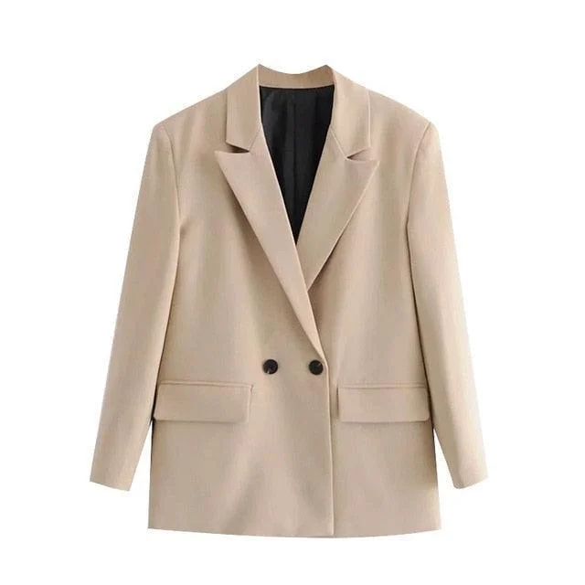 Plus Size Women's Military - Inspired Blazers with Gold Accents for a Bold LookLoose Blazer Women - Casual - Plain-Solid Plus Size Women's Military - Inspired Blazers with Gold Accents for a Bold LookLoose Blazer Women - Casual - Plain-Solid