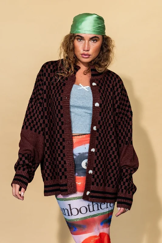 long length women cardigan with side slitsGet What I Want Grandpa Cardigan in Black + Brown long length women cardigan with side slitsGet What I Want Grandpa Cardigan in Black + Brown