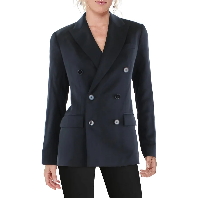 Double - Breasted Women's Polyester Blazers in Bright Colors for a Fun StyleLauren Ralph Lauren Womens Satin Business Double-Breasted Blazer Double - Breasted Women's Polyester Blazers in Bright Colors for a Fun StyleLauren Ralph Lauren Womens Satin Business Double-Breasted Blazer