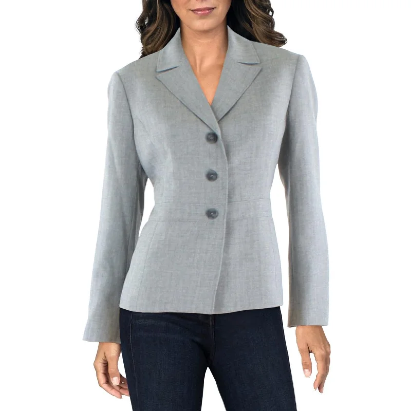 Single - Breasted Women's Tweed Blazers with Gold Buttons for a Classic LookLe Suit Womens Woven Seamed Suit Jacket Single - Breasted Women's Tweed Blazers with Gold Buttons for a Classic LookLe Suit Womens Woven Seamed Suit Jacket