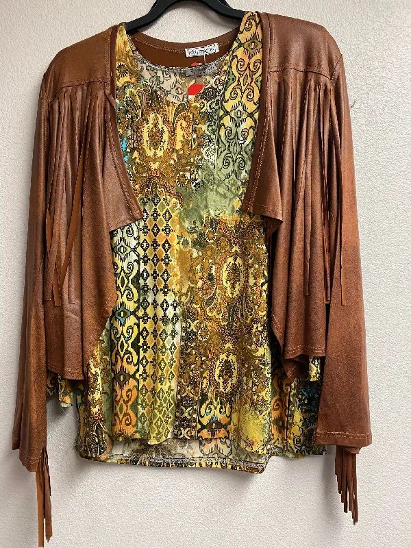 button down women cardigan with vintage buttonsLeatherette Fringe open Front Cardigan set button down women cardigan with vintage buttonsLeatherette Fringe open Front Cardigan set