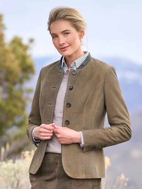 Women's Belted Blazers in Camel Color for a Sophisticated OutfitLuftenberg Suede jacket Women's Belted Blazers in Camel Color for a Sophisticated OutfitLuftenberg Suede jacket