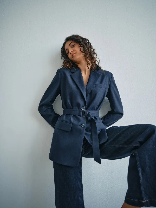 Women's Slim - Fit Blazers in Charcoal Gray for a Professional AppearanceMMHerdis Caia Blazer Women's Slim - Fit Blazers in Charcoal Gray for a Professional AppearanceMMHerdis Caia Blazer