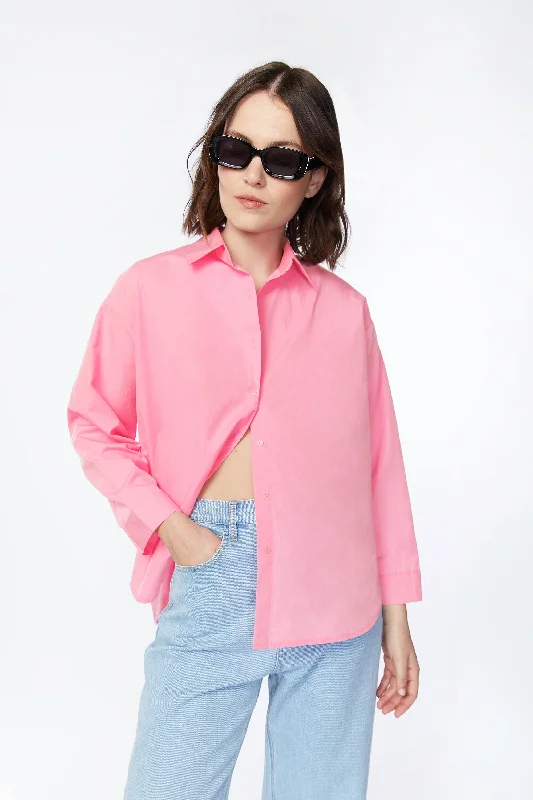 long length women cardigan with side slitsRELAXED FIT SHIRT