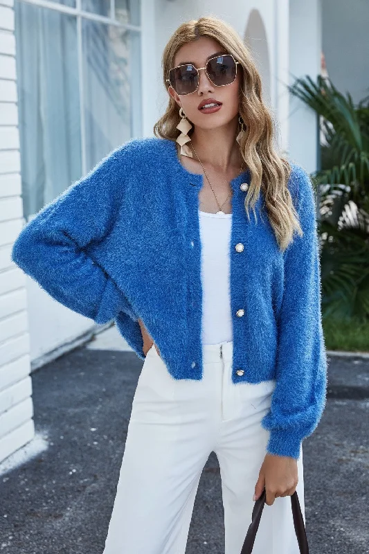 long length women cardigan with side slitsRound Neck Dropped Shoulder Fuzzy Cardigan long length women cardigan with side slitsRound Neck Dropped Shoulder Fuzzy Cardigan