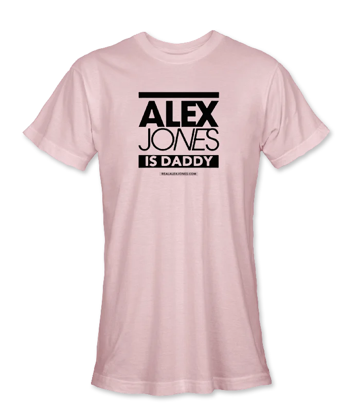 Ringer T Shirt Women with Retro - Inspired StripesAlex Jones Is Daddy Women's T-Shirt Ringer T Shirt Women with Retro - Inspired StripesAlex Jones Is Daddy Women's T-Shirt