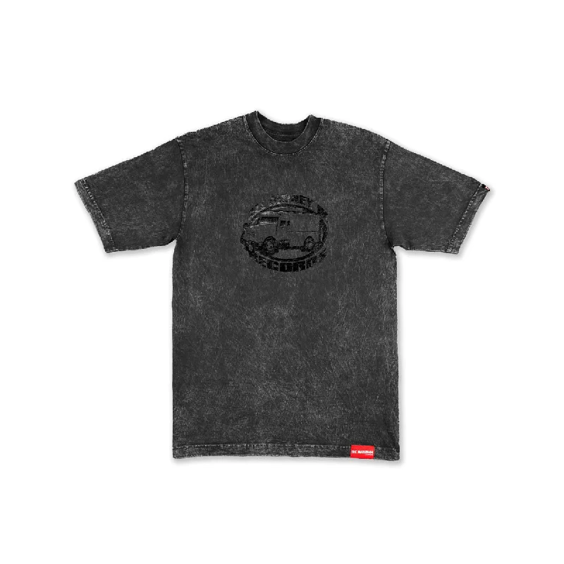 Sheer Women T Shirt for a Stylish and Alluring LookAll Money Records Vintage T-Shirt - Washed Carbon Black/Black Sheer Women T Shirt for a Stylish and Alluring LookAll Money Records Vintage T-Shirt - Washed Carbon Black/Black