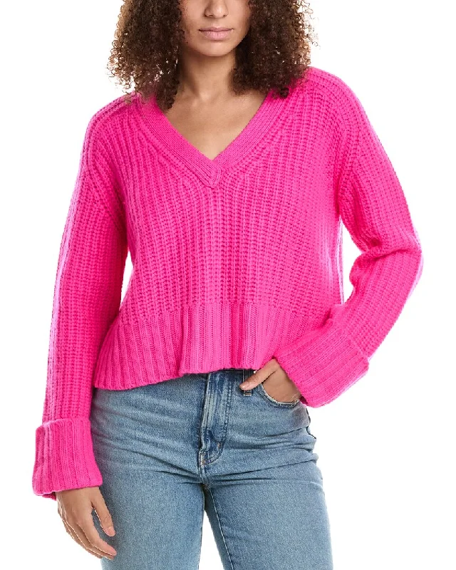 Longline Women's Mohair Sweater Dresses in a Loose FitAutumn Cashmere Chunky Cashmere & Wool-Blend Sweater Longline Women's Mohair Sweater Dresses in a Loose FitAutumn Cashmere Chunky Cashmere & Wool-Blend Sweater