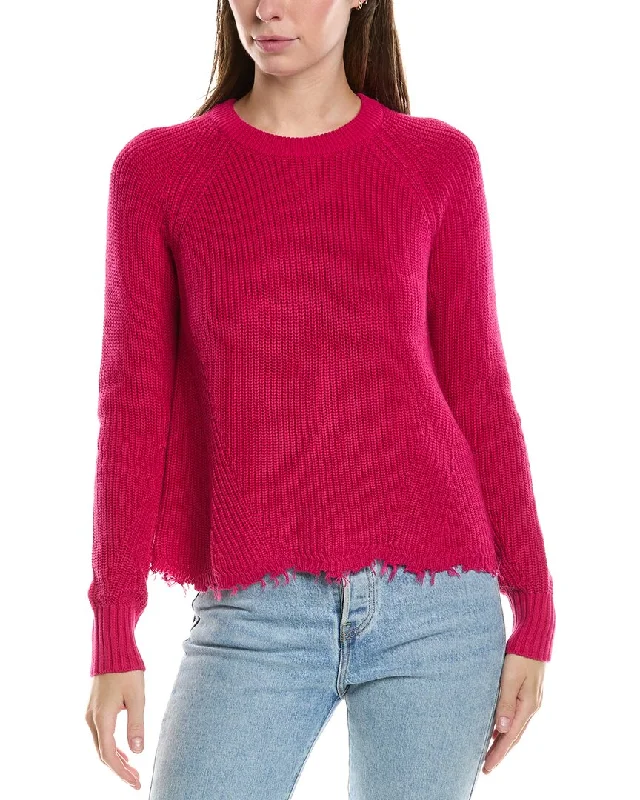 Belted Women's Cotton Blend Sweater Dresses for a Casual LookCotton by Autumn Cashmere Scalloped Sweater Belted Women's Cotton Blend Sweater Dresses for a Casual LookCotton by Autumn Cashmere Scalloped Sweater