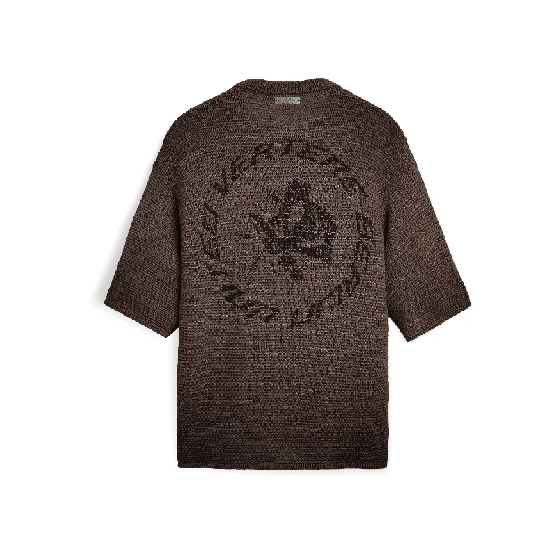 Graphic Print Women T Shirt for a Trendy StatementCIRCLE KNIT T-SHIRT - WASHED OLIVE Graphic Print Women T Shirt for a Trendy StatementCIRCLE KNIT T-SHIRT - WASHED OLIVE