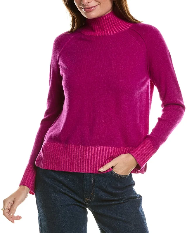 V - Neck Women's Ribbed Wool Sweaters for FallForte Cashmere Plaited Turtleneck Cashmere Pullover V - Neck Women's Ribbed Wool Sweaters for FallForte Cashmere Plaited Turtleneck Cashmere Pullover