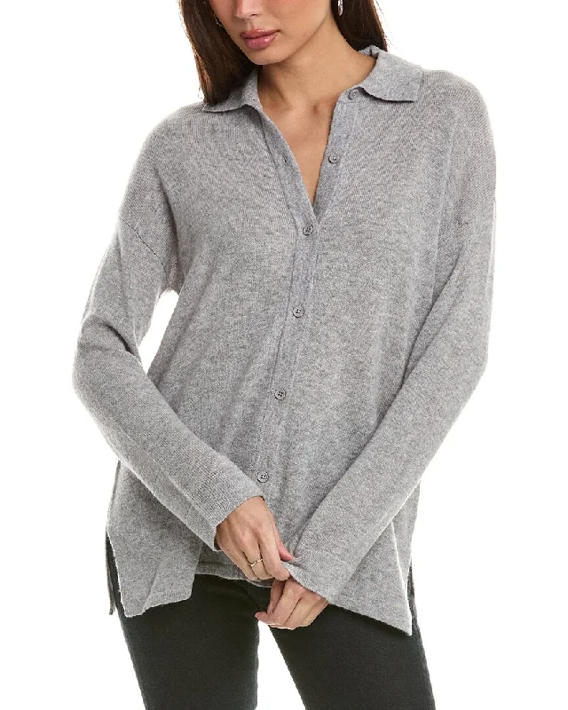 Longline Women's Mohair Sweater Dresses in a Loose FitHannah Rose Wool & Cashmere-Blend Shirt Longline Women's Mohair Sweater Dresses in a Loose FitHannah Rose Wool & Cashmere-Blend Shirt