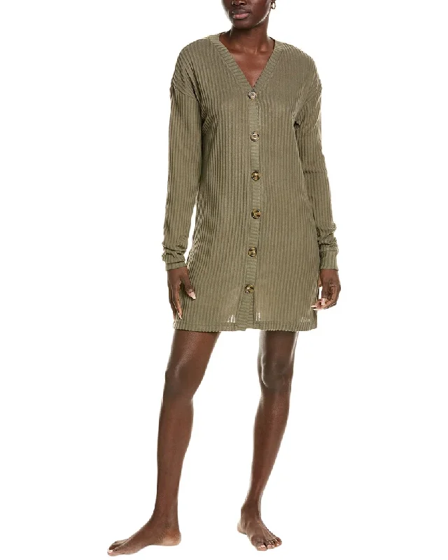 Mock Neck Women's Angora Blend Sweater Dresses in Solid ColorsHoneydew Intimates Off Duty Rib Knit Cardigan Mock Neck Women's Angora Blend Sweater Dresses in Solid ColorsHoneydew Intimates Off Duty Rib Knit Cardigan