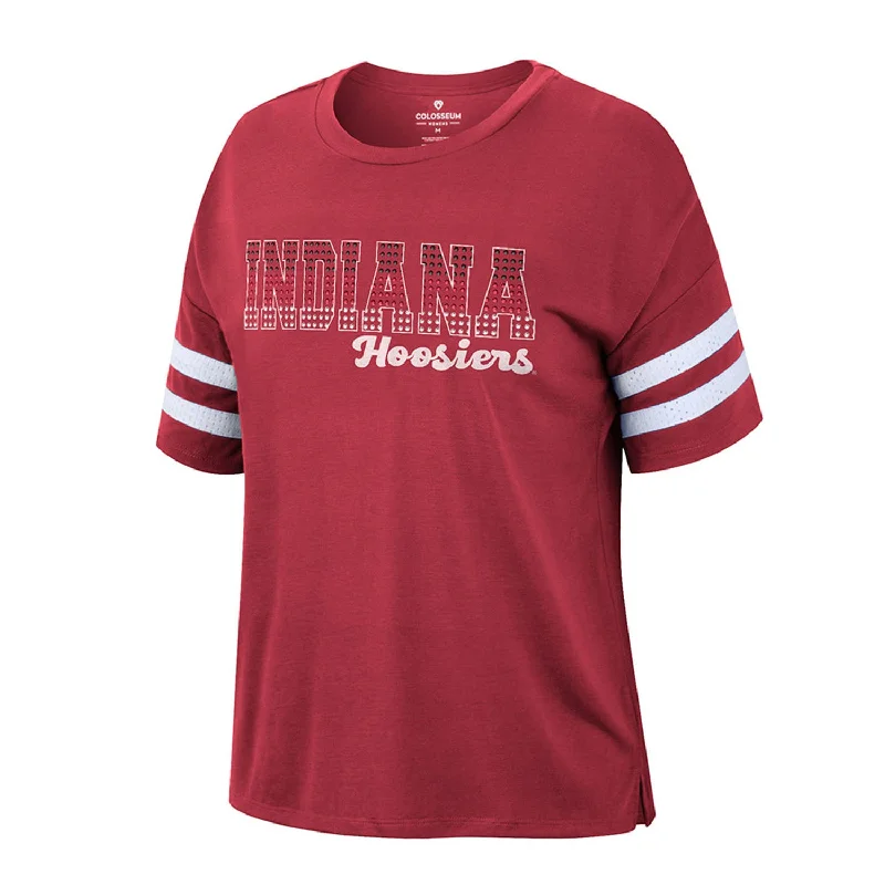 Crop Top Women T Shirt to Pair with High - Waisted BottomsLadies Indiana Hoosiers Everybody Wants To Be Us T-Shirt Crop Top Women T Shirt to Pair with High - Waisted BottomsLadies Indiana Hoosiers Everybody Wants To Be Us T-Shirt