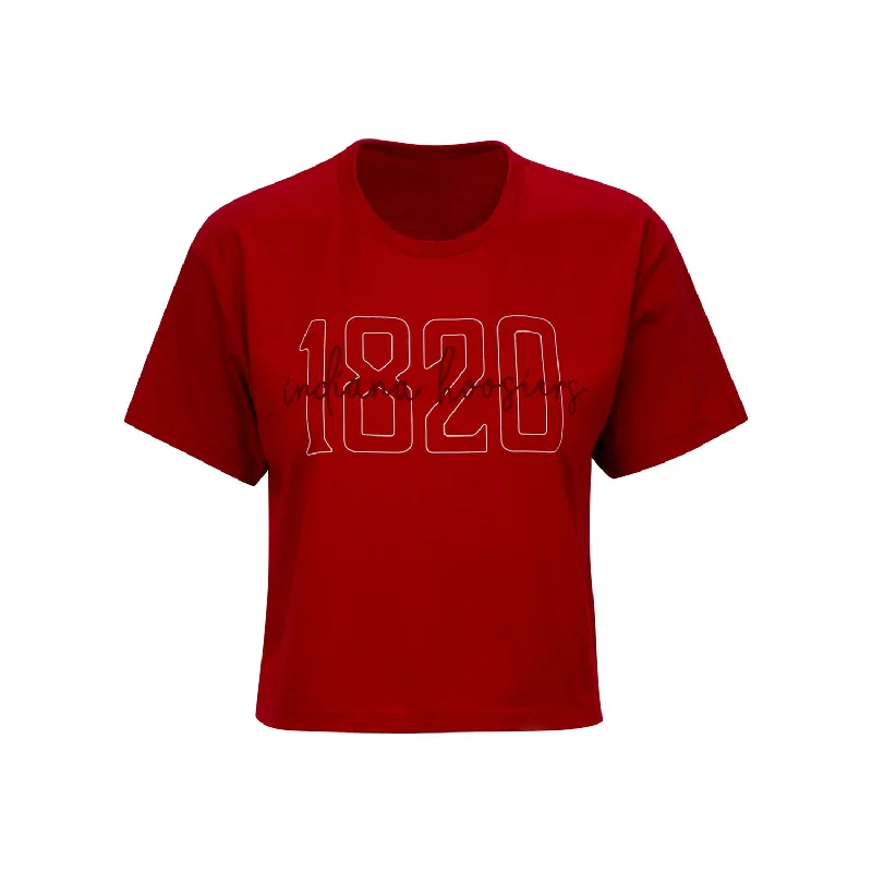 Sleeveless Women T Shirt for Summer ComfortLadies Indiana Hoosiers Jade Crop Crew Crimson T-Shirt Sleeveless Women T Shirt for Summer ComfortLadies Indiana Hoosiers Jade Crop Crew Crimson T-Shirt