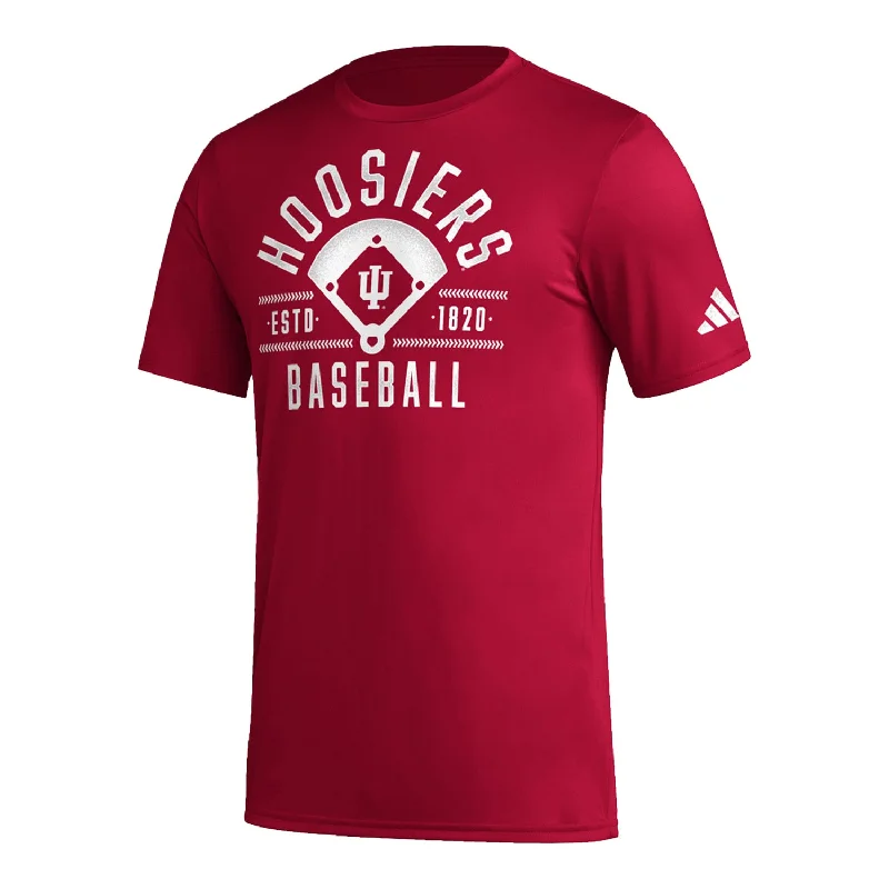 Muscle Women T Shirt for a Sporty and Casual LookIndiana Hoosiers Adidas Baseball Diamond Crimson T-Shirt Muscle Women T Shirt for a Sporty and Casual LookIndiana Hoosiers Adidas Baseball Diamond Crimson T-Shirt
