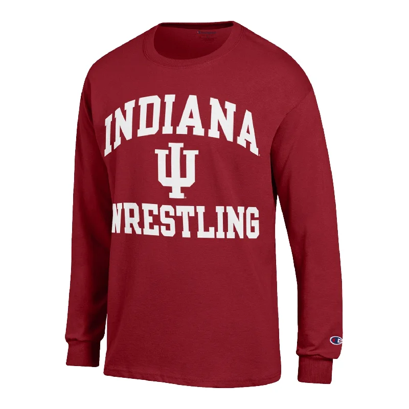 Tie - Dye Women T Shirt with a Bohemian VibeIndiana Hoosiers Wrestling Crimson Long Sleeve T-shirt Tie - Dye Women T Shirt with a Bohemian VibeIndiana Hoosiers Wrestling Crimson Long Sleeve T-shirt