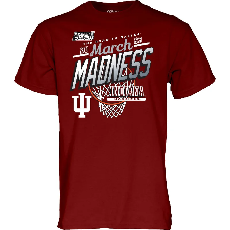 V - Neck Women T Shirt to Enhance the NecklineIndiana Hoosiers Women's Basketball 2023 March Madness Crimson T-Shirt V - Neck Women T Shirt to Enhance the NecklineIndiana Hoosiers Women's Basketball 2023 March Madness Crimson T-Shirt