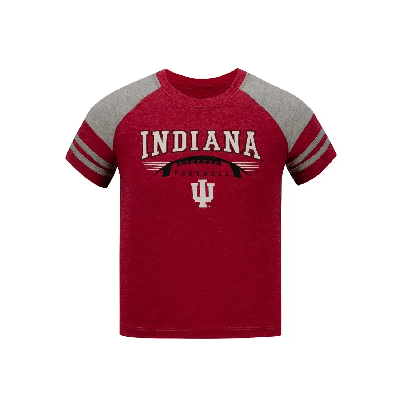Puff Sleeve Women T Shirt for a Fashion - Forward LookToddler Indiana Hoosiers Michael Football T-Shirt Puff Sleeve Women T Shirt for a Fashion - Forward LookToddler Indiana Hoosiers Michael Football T-Shirt