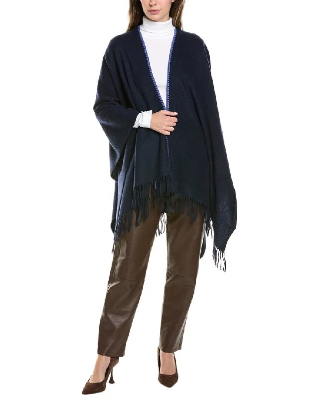 Plus Size Women's Fit - and - Flare Sweater Dresses with Ruffled HemJ.McLaughlin Sequana Wool Poncho Plus Size Women's Fit - and - Flare Sweater Dresses with Ruffled HemJ.McLaughlin Sequana Wool Poncho