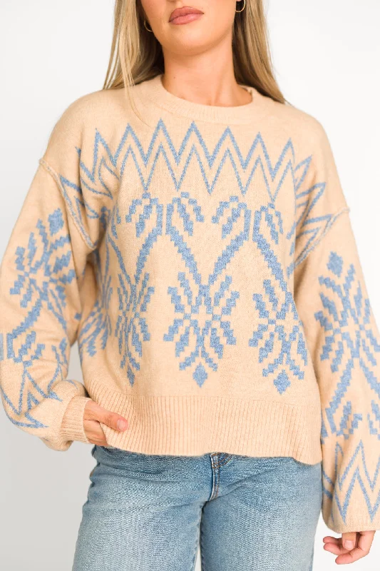 Mock Neck Women's Alpaca Wool Sweaters in Earth TonesNicole Alpine Knit Sweater in Coconut Milk Mock Neck Women's Alpaca Wool Sweaters in Earth TonesNicole Alpine Knit Sweater in Coconut Milk