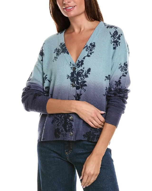 V - Neck Women's Ribbed Sweater Dresses with Belt for a Defined WaistMinnie Rose Floral Dip-Dye Cropped Cashmere Cardigan V - Neck Women's Ribbed Sweater Dresses with Belt for a Defined WaistMinnie Rose Floral Dip-Dye Cropped Cashmere Cardigan