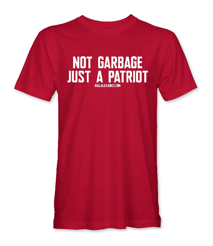 Ringer T Shirt Women with Retro - Inspired StripesNot Garbage Just A Patriot T-Shirt Ringer T Shirt Women with Retro - Inspired StripesNot Garbage Just A Patriot T-Shirt