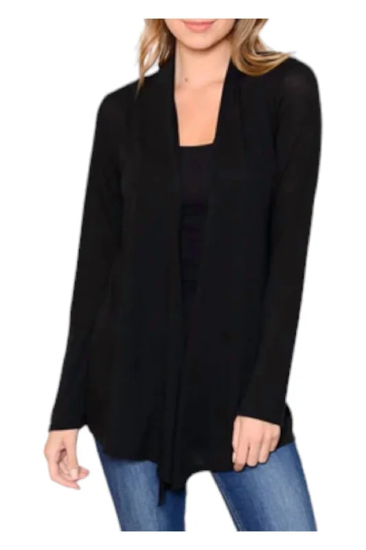 Sleeveless Women's Silk Blend Sweater Dresses for a Sophisticated LookSoft Solid Cardigans In Black Sleeveless Women's Silk Blend Sweater Dresses for a Sophisticated LookSoft Solid Cardigans In Black