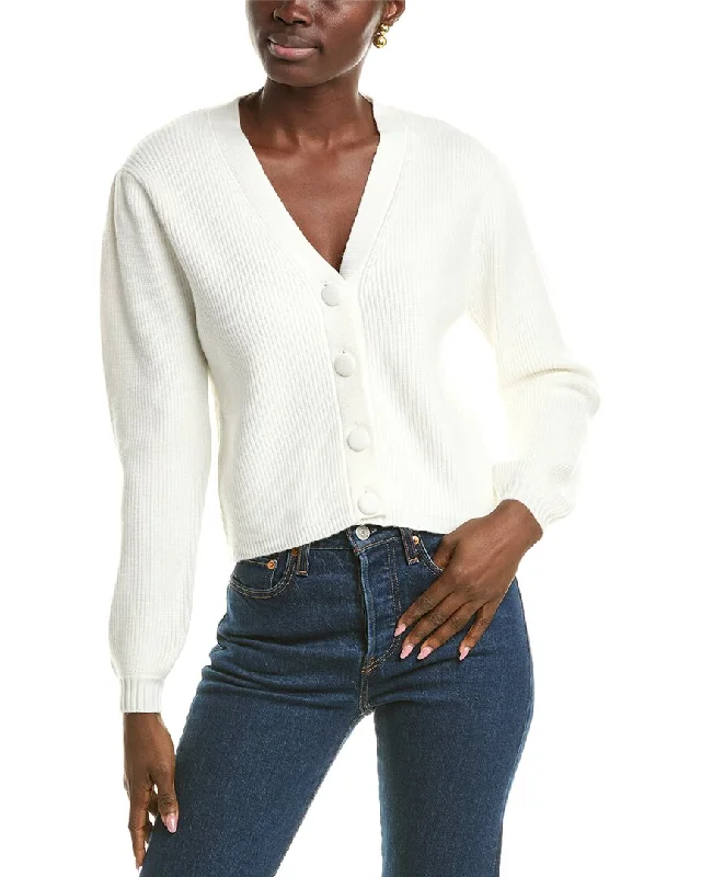 Wrap - Style Women's Lambswool Sweater Dresses in Elegant ShadesT Tahari Pleated Blouson Sleeve Cardigan Wrap - Style Women's Lambswool Sweater Dresses in Elegant ShadesT Tahari Pleated Blouson Sleeve Cardigan