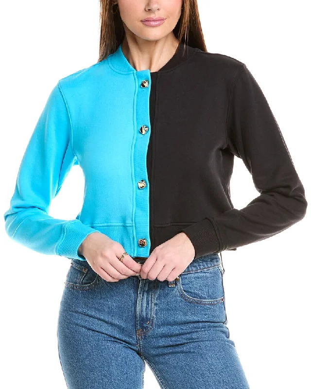 Mini - Length Women's Chunky Knit Sweater Dresses in Bold HuesTerez Colorblocked Crop Chili Cardigan Mini - Length Women's Chunky Knit Sweater Dresses in Bold HuesTerez Colorblocked Crop Chili Cardigan