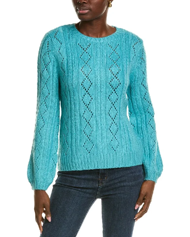 Mini - Length Women's Chunky Knit Sweater Dresses in Bold Huestyler böe Pointelle Sweater Mini - Length Women's Chunky Knit Sweater Dresses in Bold Huestyler böe Pointelle Sweater
